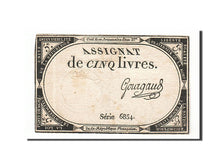 France, 5 Livres, 1793, KM #A76, 1793-10-31, VF(20-25), Lafaurie #171, France,..