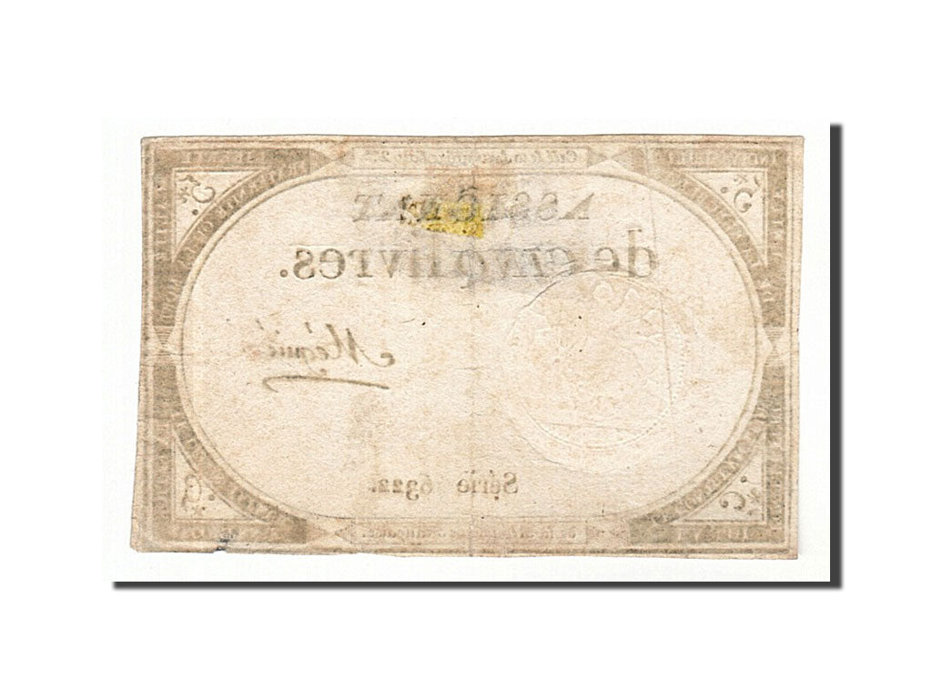 Francia, 5 Livres, 1793, MÃ©gniÃ©, KM:A76, MB, Lafaurie:171
