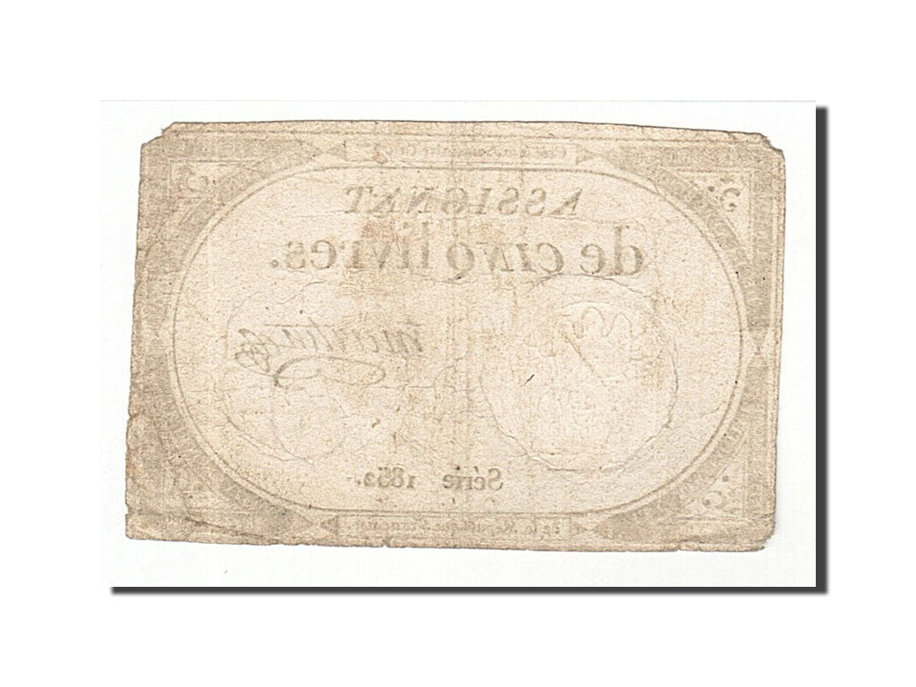 France, 5 Livres, 1793, KM #A76, 1793-10-31, VF(20-25), Lafaurie #171, France,..