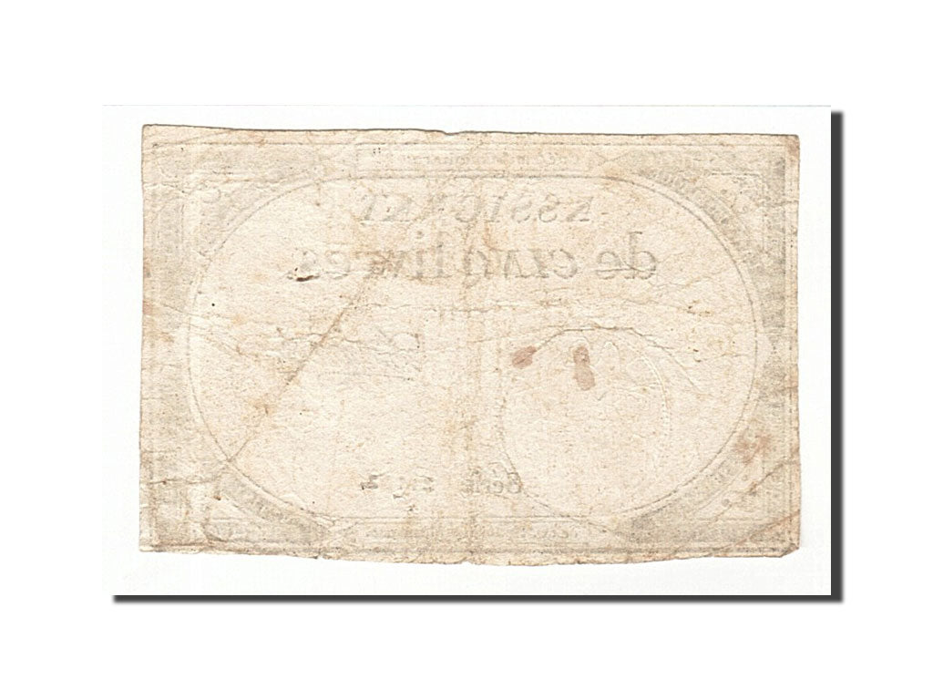 France, 5 Livres, 1793, KM #A76, 1793-10-31, VF(20-25), Lafaurie #171, France,..