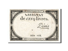 France, 5 Livres, 1793, KM #A76, 1793-10-31, VF(30-35), Lafaurie #171, France,..