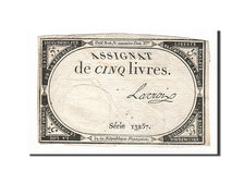 Francia, 5 Livres, 1793, Lacroix, KM:A76, MB+, Lafaurie:171