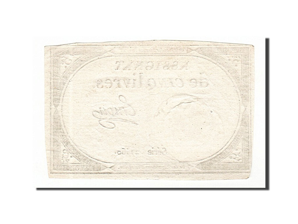 France, 5 Livres, 1793, KM #A76, 1793-10-31, EF(40-45), Lafaurie #171, France,..