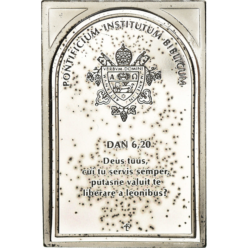 Vaticano, medaglia, Institut Biblique Pontifical, Daniel 6,20, Religions &