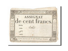 Banconote, Francia, 100 Francs, 1795, Le Noir, MB+, KM:A78, Lafaurie:173