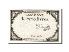 France, 5 Livres, 1793, KM #A76, 1793-10-31, AU(50-53), Lafaurie #171, France,..