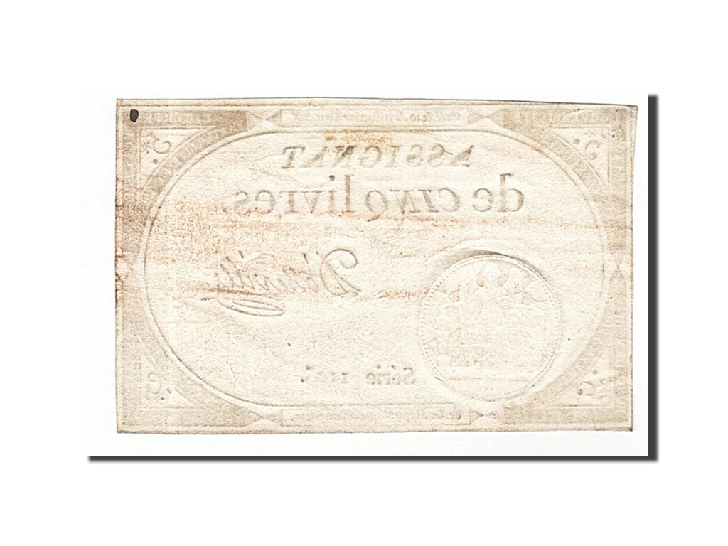 France, 5 Livres, 1793, KM #A76, 1793-10-31, AU(50-53), Lafaurie #171, France,..