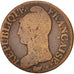 France, Dupré, 5 Centimes, 1799, Limoges, VG(8-10), Bronze, KM:640.7,Gadoury126a