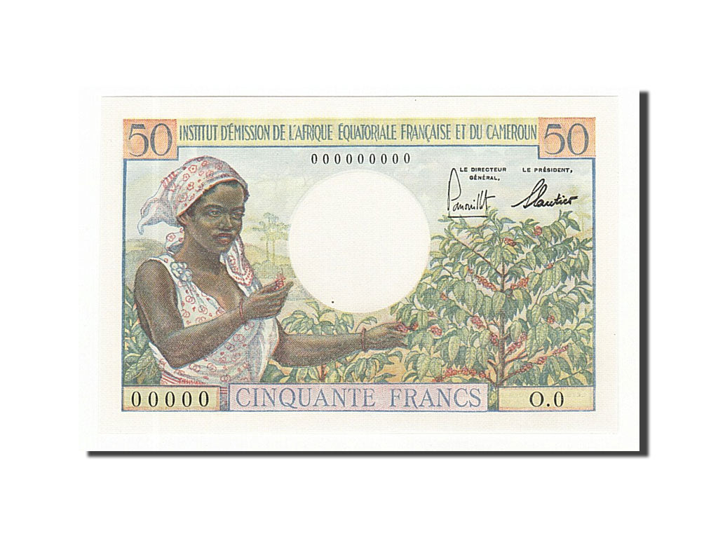 French Equatorial Africa, 50 Francs, 1957, UNC(65-70), O.0