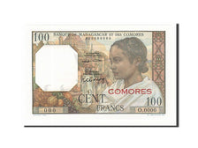 Comoros, 100 Francs, 1960, KM #3s, UNC(65-70), O.0000