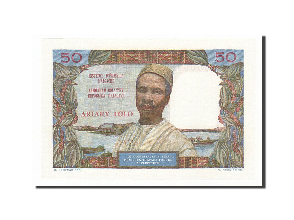 Madagascar, 50 Francs, 1969, FDS