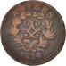 France, 5 Centimes Louis XVIII, 1814, Anvers, VG(8-10), Bronze, Gadoury:131c