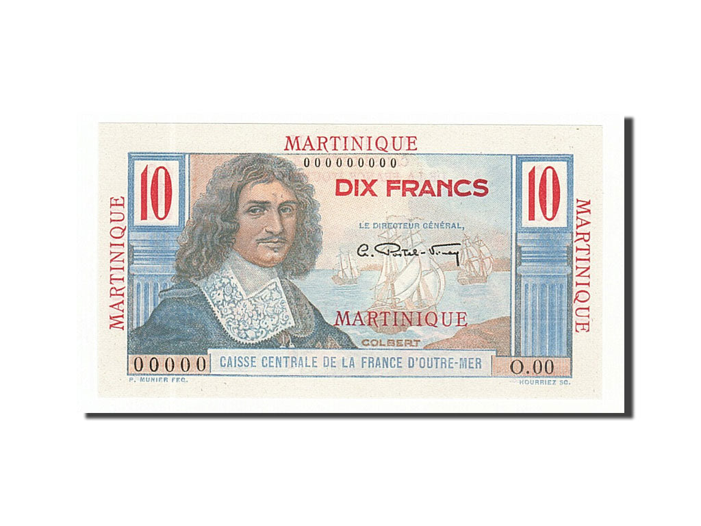 Martinique, 10 Francs, 1946, UNC(65-70), O.00
