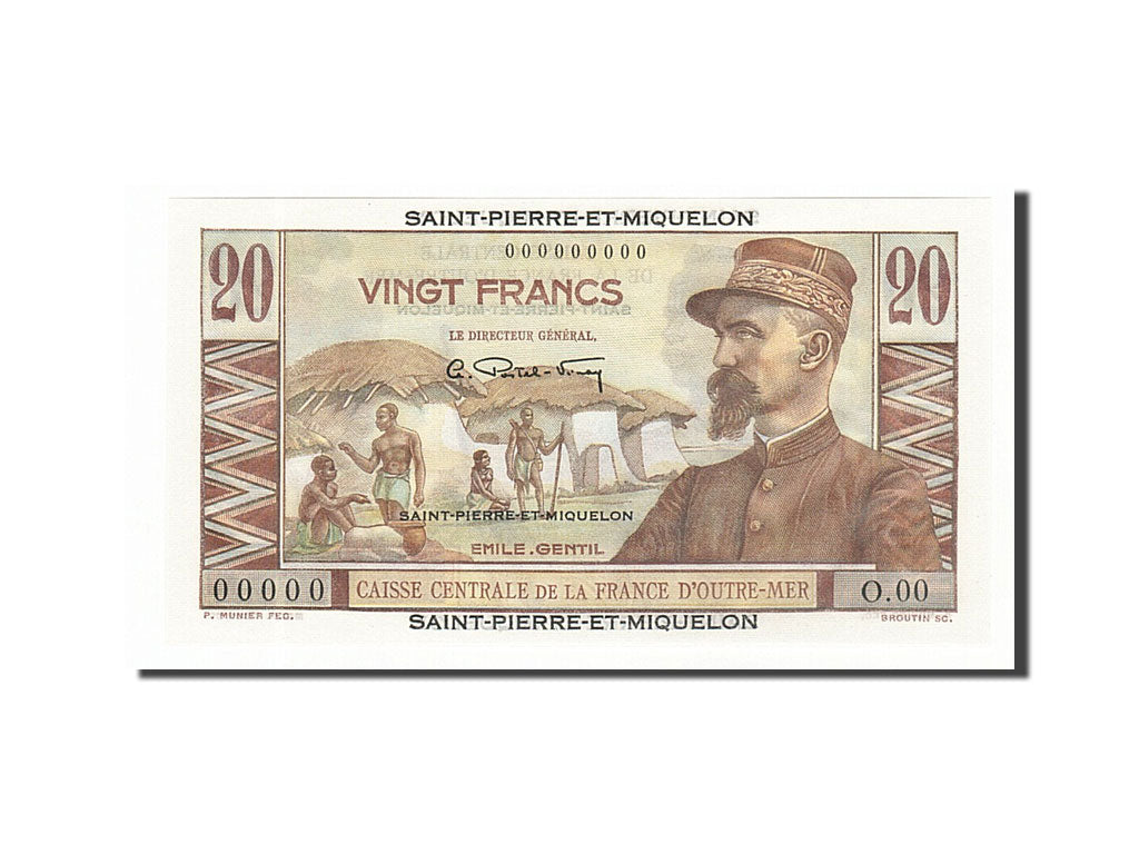Saint Pierre and Miquelon, 20 Francs, 1950, UNC(65-70), O.00