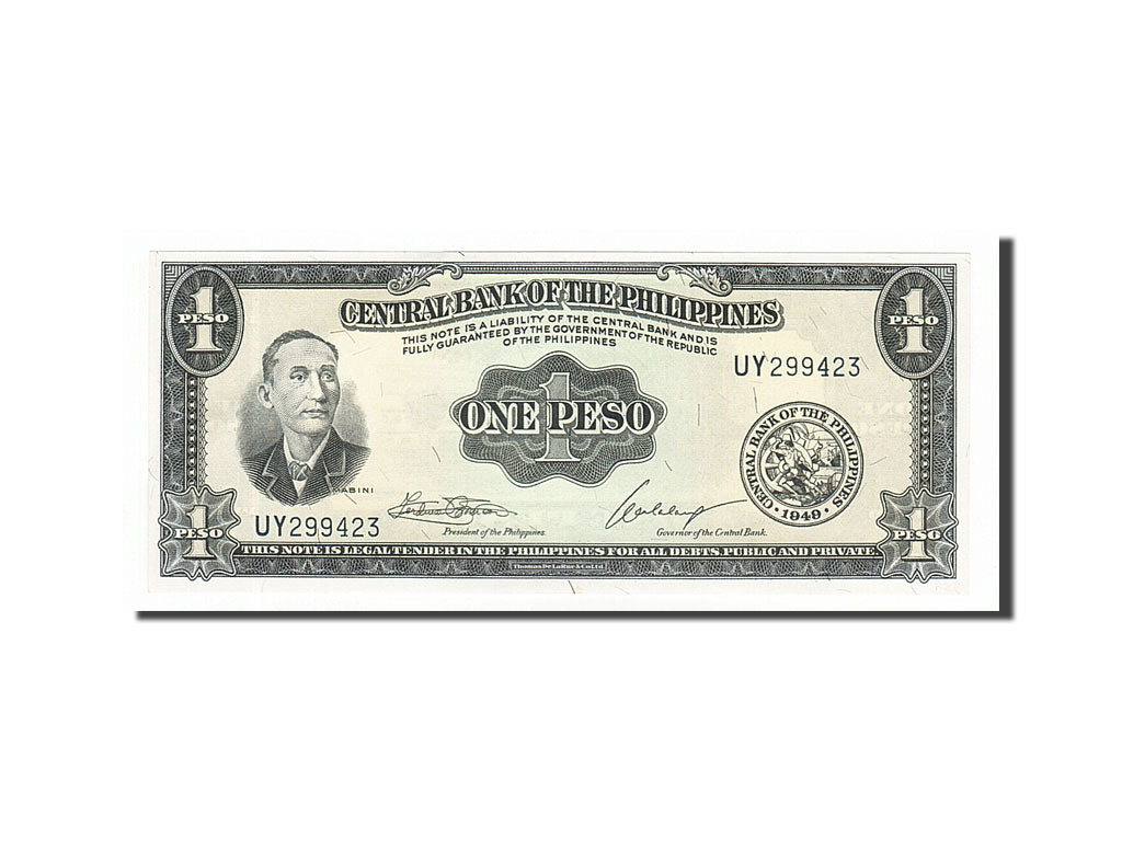 Banknote, Philippines, 1 Peso, UNC(63)
