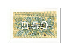 Banknote, Lithuania, 0.50 Talonas, 1991, UNC(63)