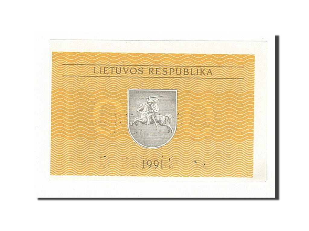 Banknote, Lithuania, 0.50 Talonas, 1991, UNC(63)