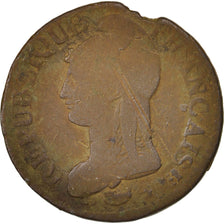 France, Dupré, 5 Centimes, 1796, Paris, B, Bronze, KM:642.1, Gadoury:125
