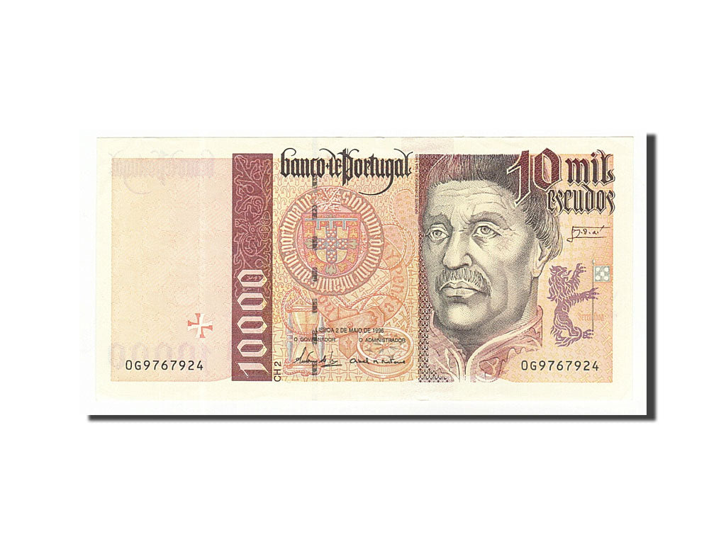 Banknote, Portugal, 10,000 Escudos, 1996, 1996-05-02, UNC(63)