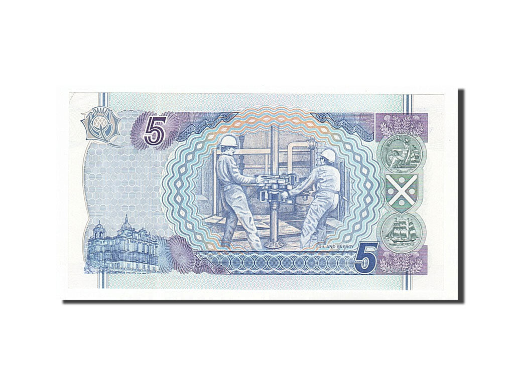 Scotland, 5 Pounds, 1995, KM #119a, 1995-01-04, UNC(63), AA884943