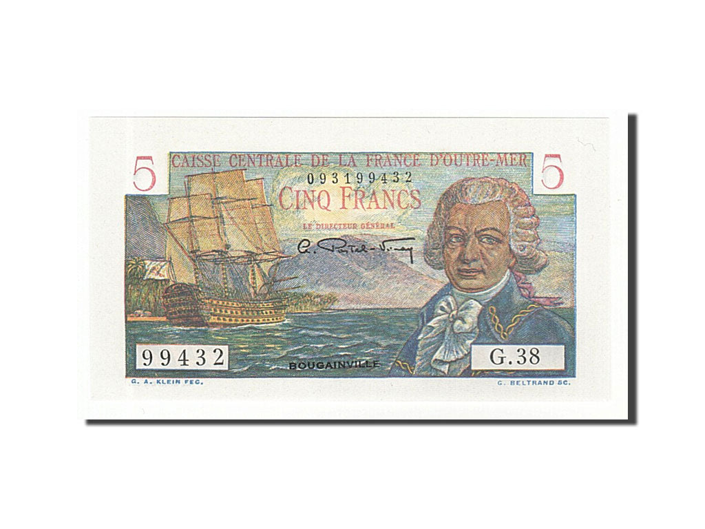 French Equatorial Africa, 5 Francs, UNC(65-70), G.38