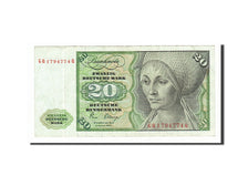 Banconote, GERMANIA - REPUBBLICA FEDERALE, 20 Deutsche Mark, 1980, 1980-01-02