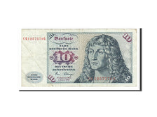 Geldschein, Bundesrepublik Deutschland, 10 Deutsche Mark, 1980, 1980-01-02, S+