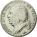 Moneda, Francia, Louis XVIII, Louis XVIII, Franc, 1824, Bordeaux, BC, Plata