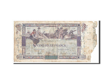 FRANCE, 5000 Francs Flameng, 1918, KM #76, 1918-01-07, F(12-15), Fayette #43.1