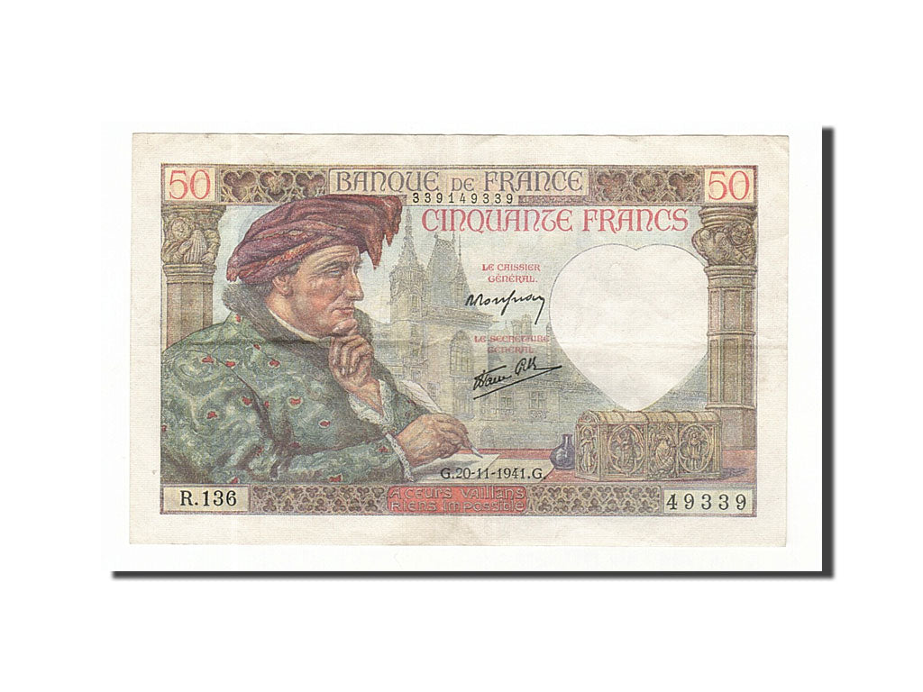 50 Francs type Jacques Coeur