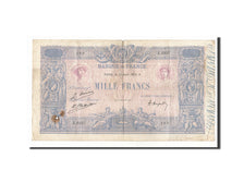 France, 1000 Francs, 1 000 F 1889-1926 ''Bleu et Rose'', 1926, KM #67j,...