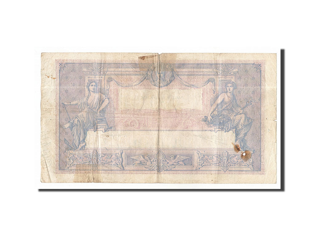 France, 1000 Francs, 1 000 F 1889-1926 ''Bleu et Rose'', 1926, KM #67j,...