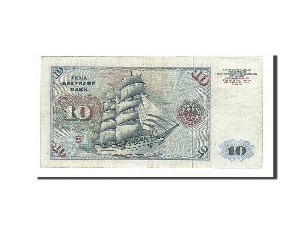 Banknote, GERMANY - FEDERAL REPUBLIC, 10 Deutsche Mark, 1977, 1977-06-01