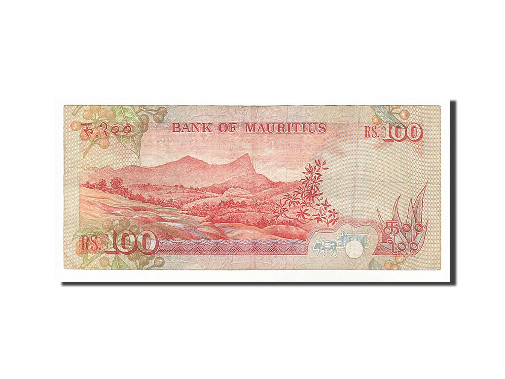 Mauritius, 100 Rupees, 1986, KM #38, EF(40-45), A/14