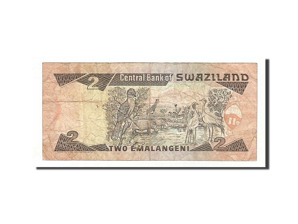 Swaziland, 2 Emalangeni, 1987, KM #13a, VF(20-25), H695264