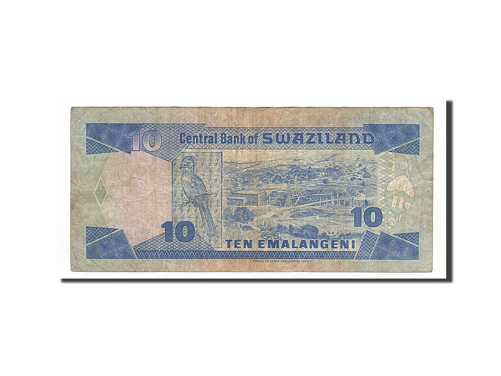 Swaziland, 10 Emalangeni, 1986, KM #15a, VF(20-25), G452915