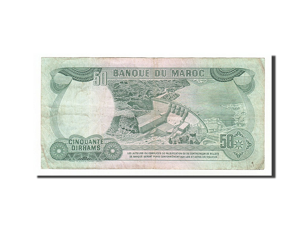 Morocco, 50 Dirhams, 1970, KM #58a, VF(20-25), CA/64