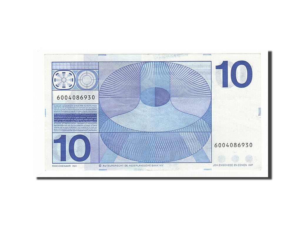 Pays-Bas, 10 Gulden type Hals