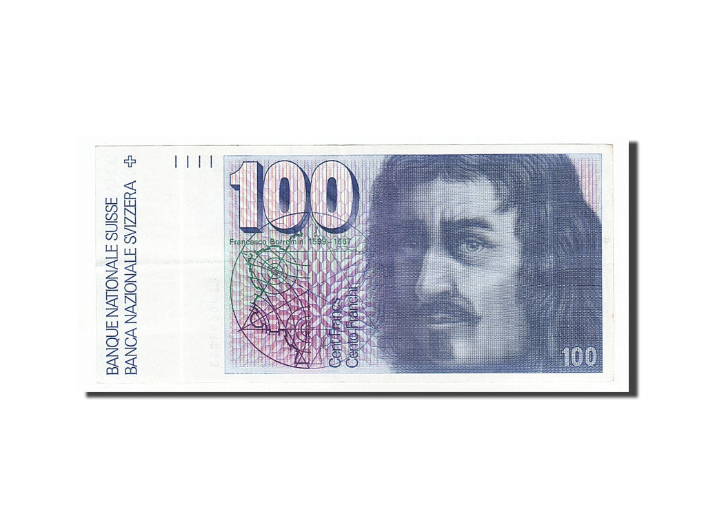 Switzerland, 100 Franken, 1983, KM #57f, AU(50-53), 83J0651853