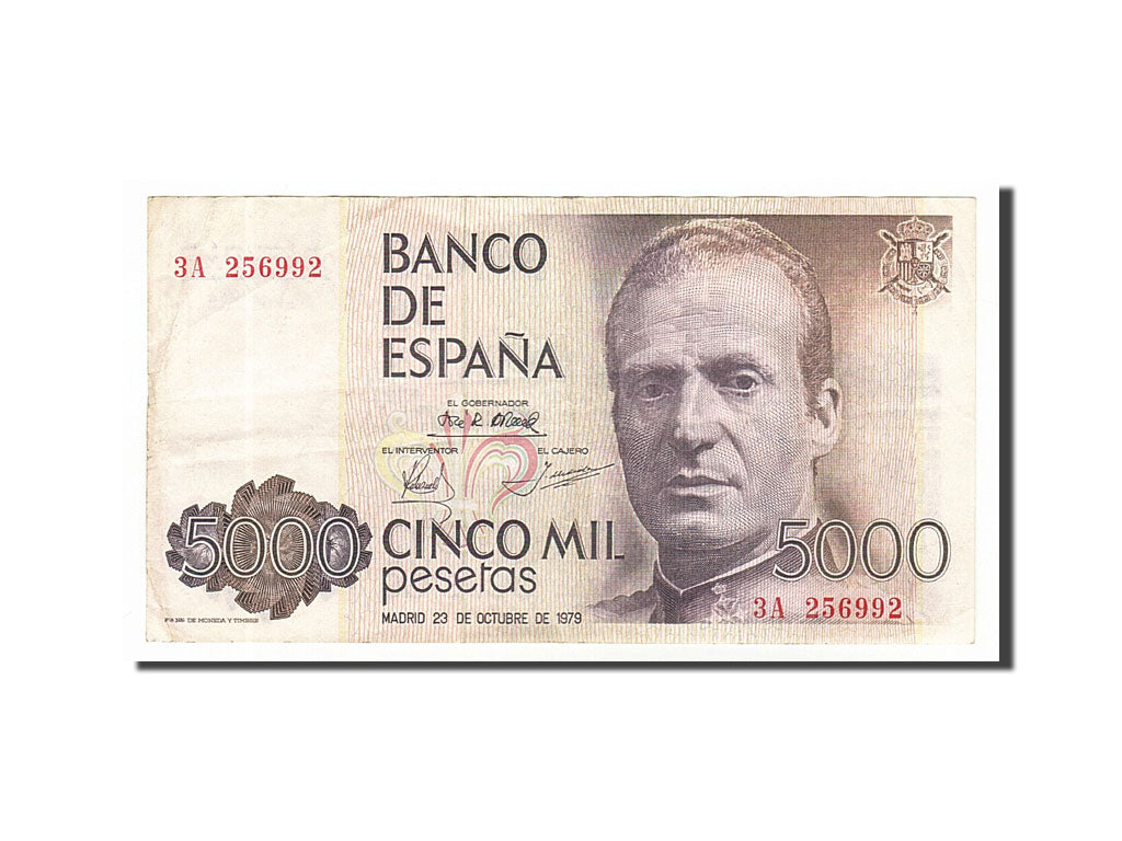 Banknote, Spain, 5000 Pesetas, 1979, 1979-10-23, EF(40-45)