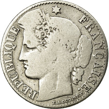 Moneta, Francia, Cérès, 50 Centimes, 1872, Bordeaux, B, Argento, KM:834.2