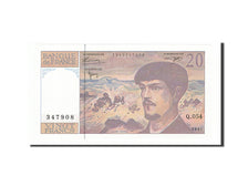 Francia, 20 Francs, 20 F 1980-1997 ''Debussy'', 1997, KM:151i, SPL, Fayette:6...