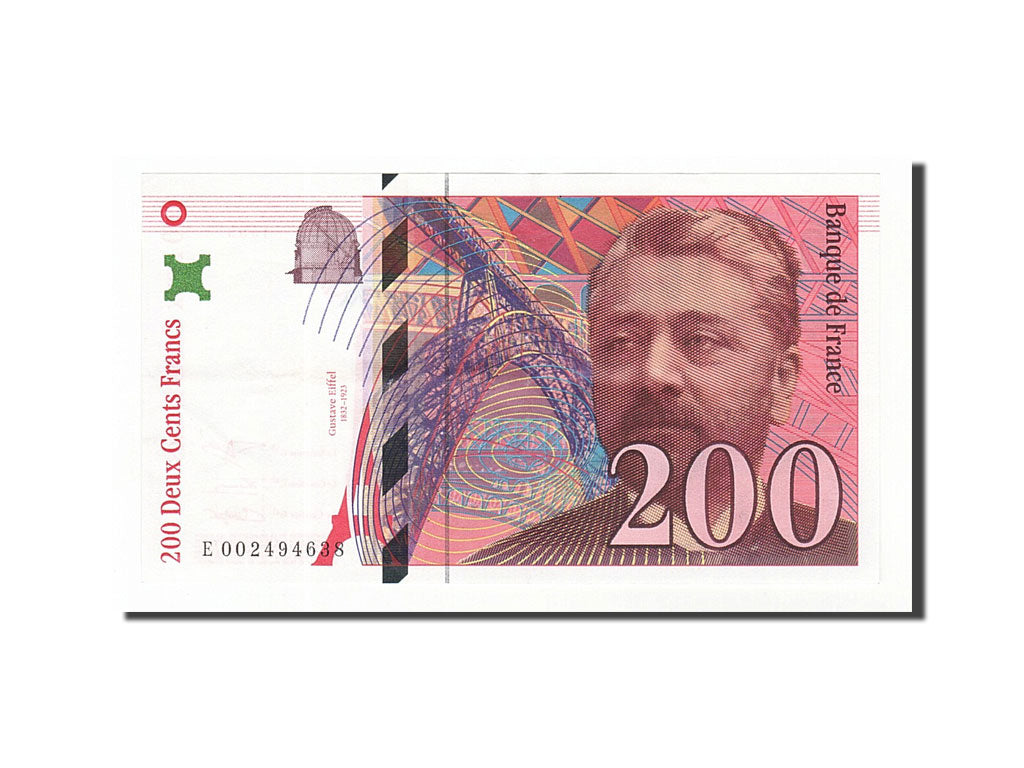 Billet, France, 200 Francs, 200 F 1995-1999 ''Eiffel'', 1995, SUP, Fayette:75.1