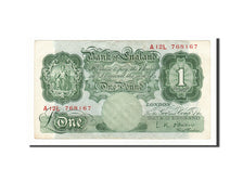 Great Britain, 1 Pound, 1955, KM #369c, VF(20-25), A12L