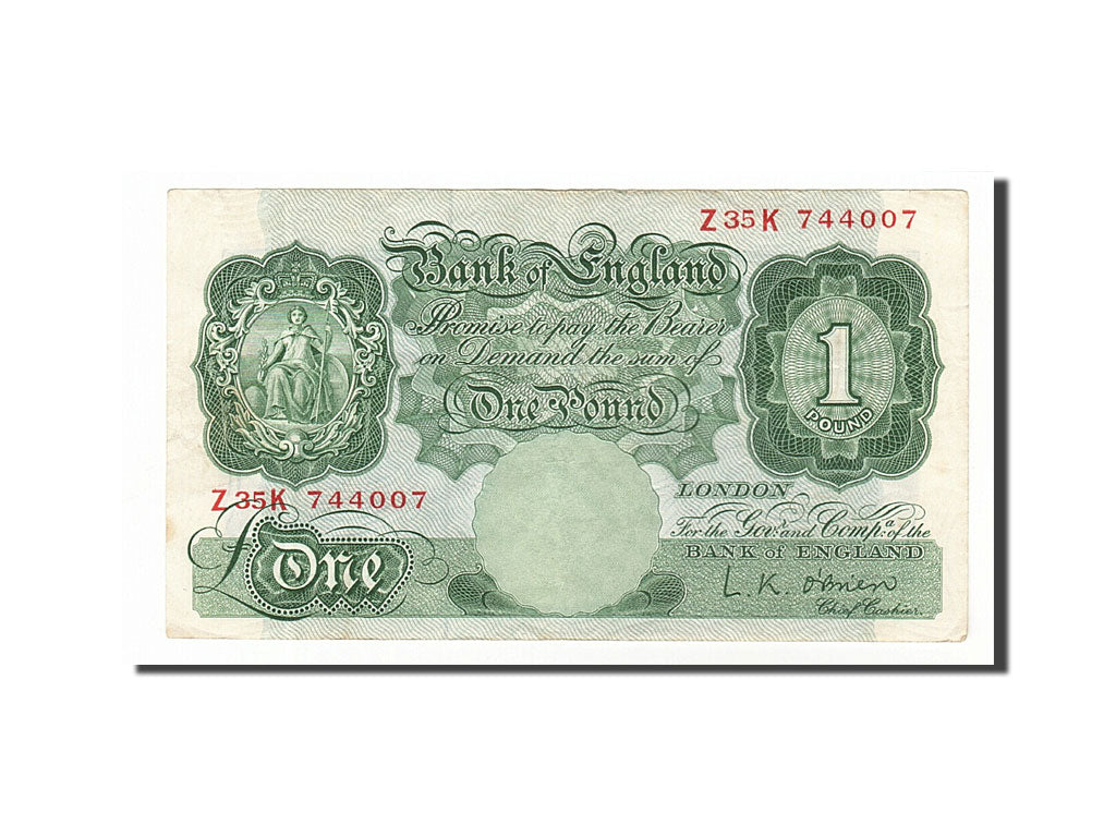 Gran Bretagna, 1 Pound, 1955, BB