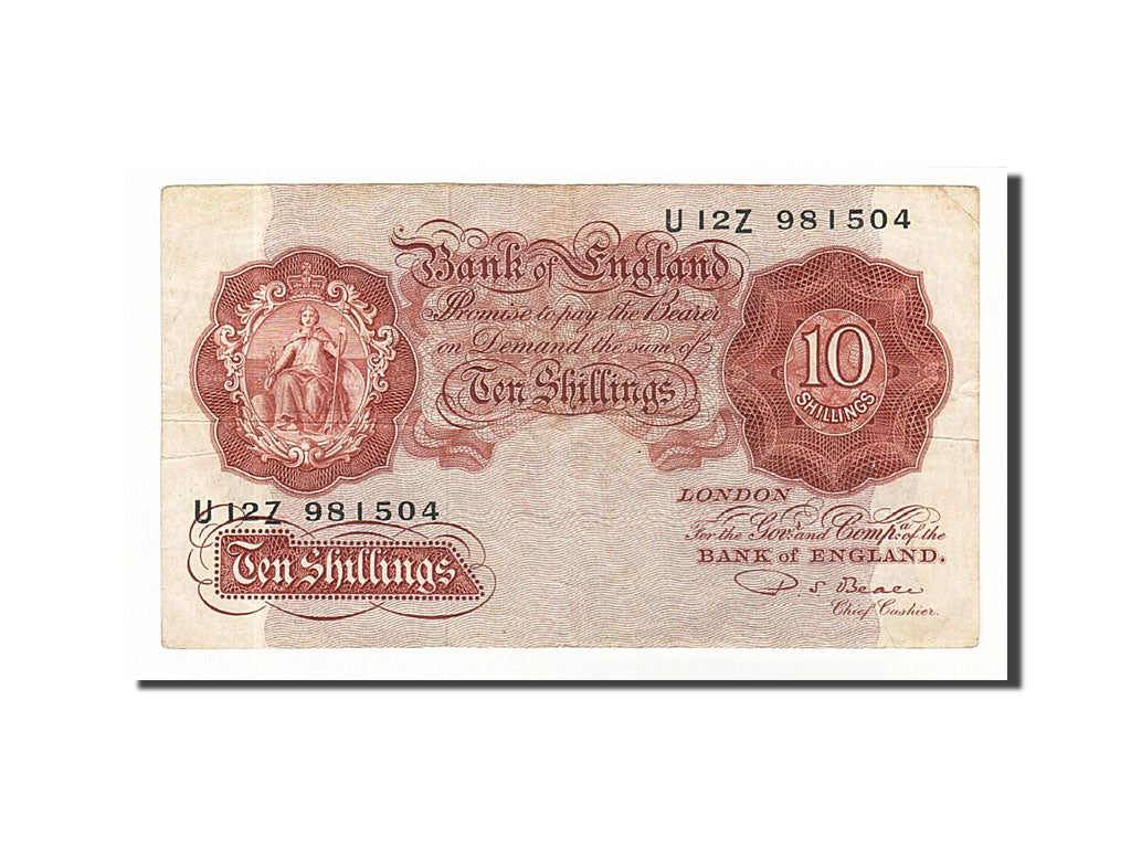 Banknote, Great Britain, 10 Shillings, 1949, VF(30-35)