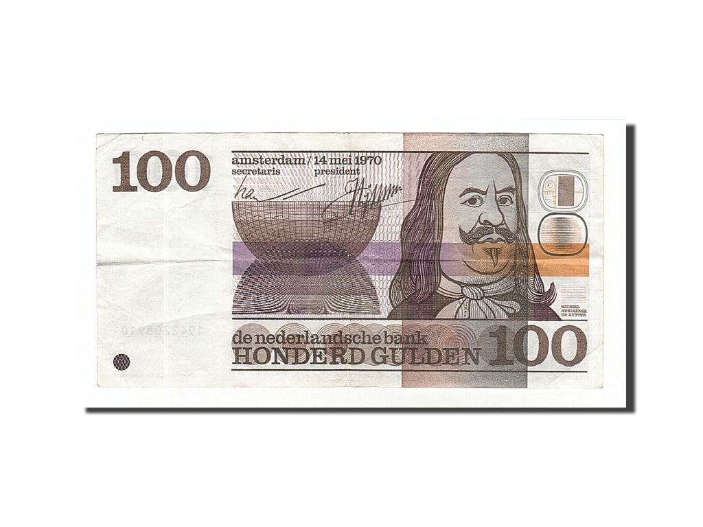 Netherlands, 100 Gulden, 1970, KM #93a, 1970-05-14, VF(30-35), 1942208910