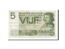 Netherlands, 5 Gulden, 1966, KM #90a, 1966-04-26, VF(20-25), 2ML061948