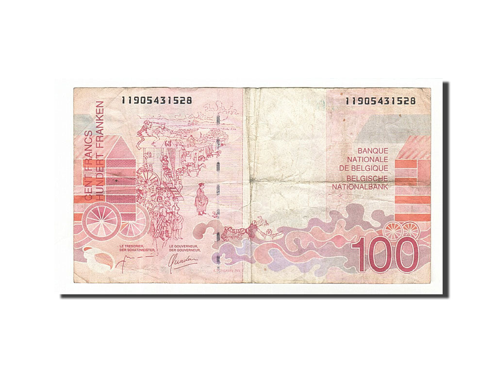 Belgium, 100 Francs, 1995, KM #147, VF(20-25), 11905431528