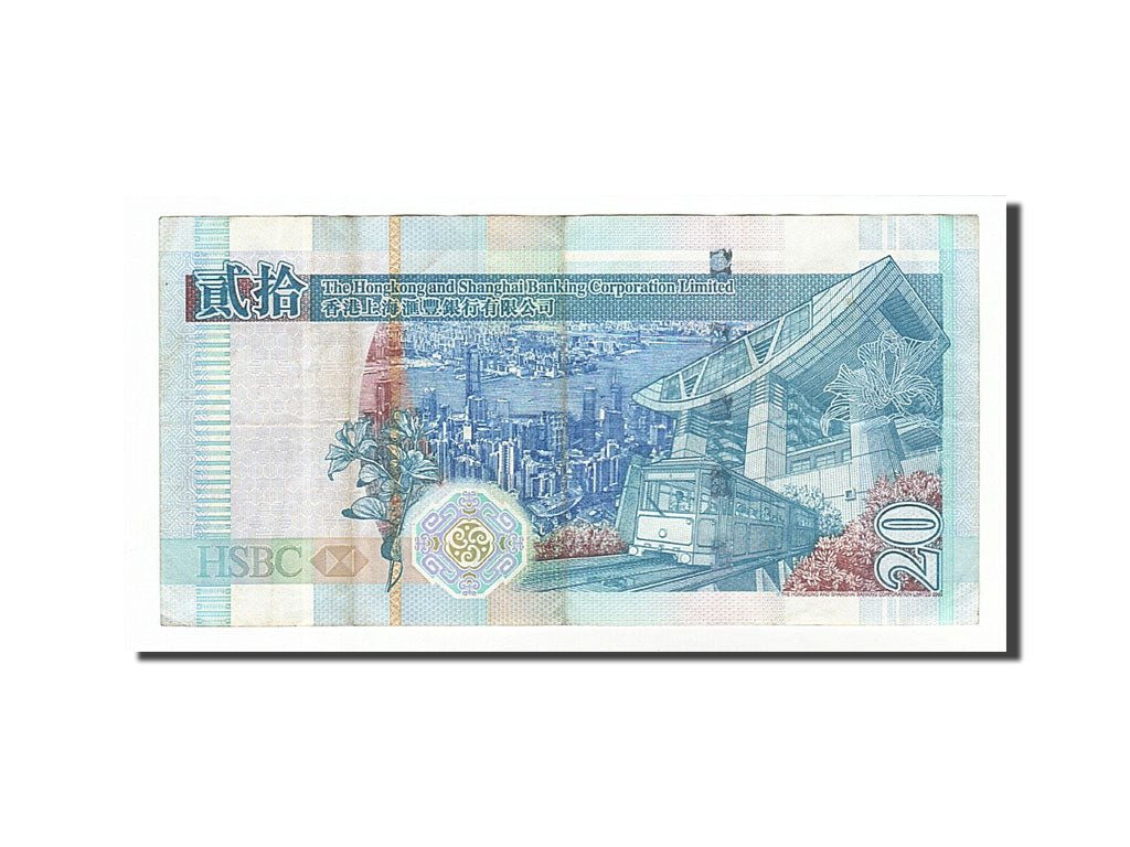 Hong Kong, 20 Dollars, 2006, KM #207c, 2006-01-01, VF(30-35), JH761693